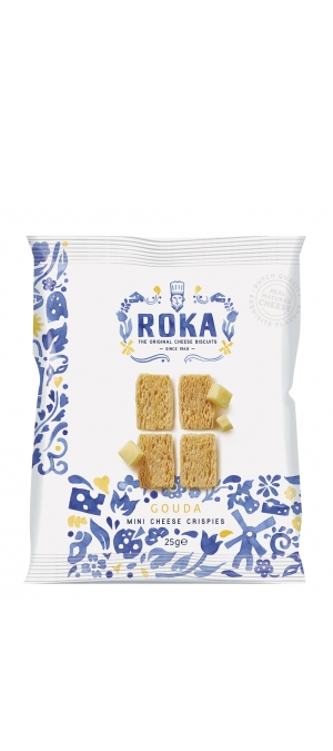 foto ROKA Mini Crispies au fromage Gouda Delft Blue 25g