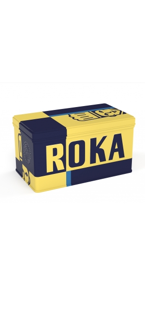 foto Luxury Gift tin ROKA Cheese Crispies Gouda Cheese 2x70g