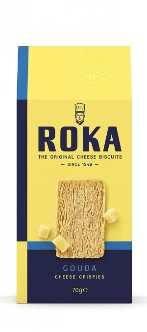 foto ROKA Cheese Crispies Gouda Cheese 70g