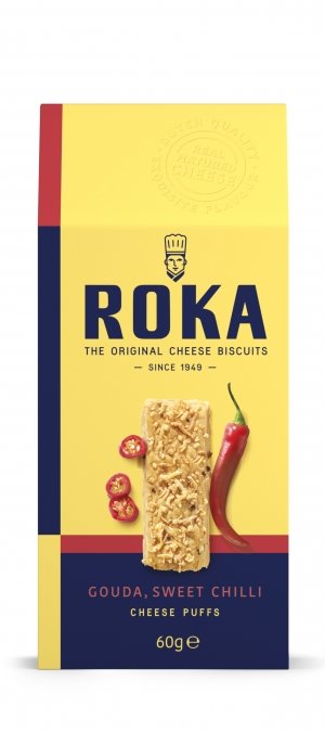 foto ROKA Cheese Puffs Gouda Cheese with Sweet Chilli 60g